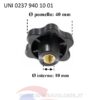 Volantino femmina con boccola di Ø 10 mm e pomello Ø 40 mm - UNIFIX 0237 940 10 01