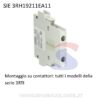 Blocco contatti ausiliari 1NO+1NC 10 A 240 V - SIEMENS 3RH19211EA11