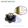 Volantino femmina con boccola di Ø 10 mm e pomello Ø 40 mm - UNIFIX 0237 940 10 01
