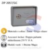 Scatola porta apparecchi con chiusino da incasso 2 posti - ZIPPO 2057/GC