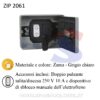 Selettore da incasso 2 posti con dispositivo di sblocco - ZIPPO 2061