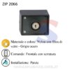Selettore apri/chiudi per esterno con serratura - ZIPPO 2066