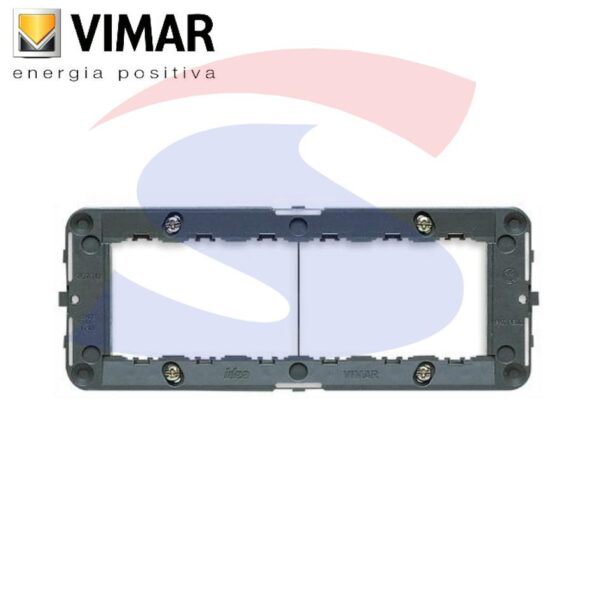 Supporto Vimar 6 moduli con viti serie "Idea" - VIMAR 16716