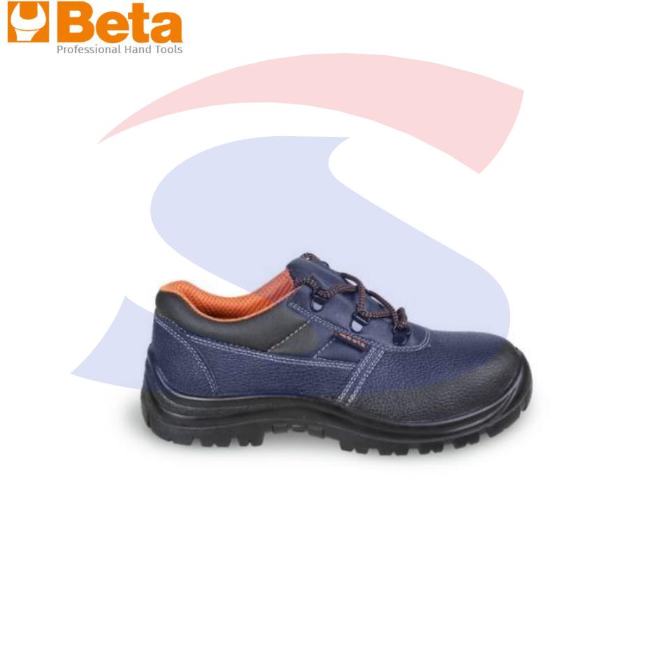 Scarpe in pelle pigmentata stampata S1P Numero 39, Nero - BETA 072411239