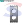 Adattatore 2 fori presa TV+Sat serie Bticino Axolute Silver - FRACARRO 289739
