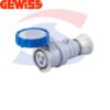 Presa mobile diritta stagna 2P+T 16A 200-250 V, Blu - GEWISS GW62026H