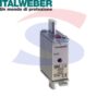 Fusibile a coltello tipo NH00 in steatite curva aM 125A 500V - ITALWEBER 1602125
