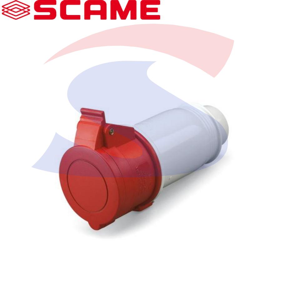 Presa volante 3P+N+T da 16 A 346-415 V, Rosso  - SCAME 311.1647