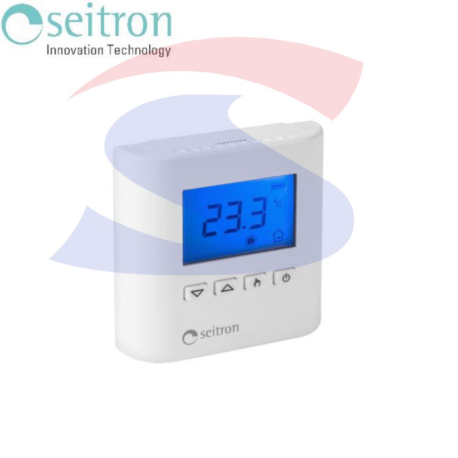 Termostato digitale da parete, bianco  - SEITRON TAD02B0001SE