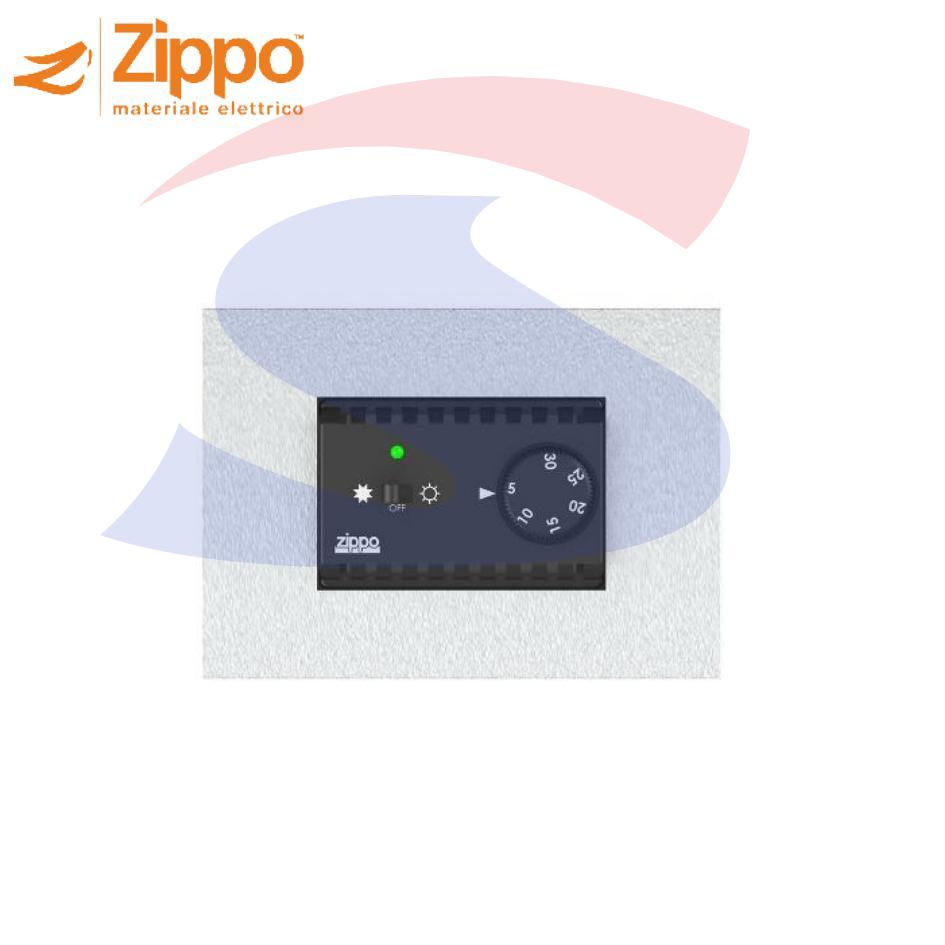 Termostato digitale da incasso, Antracite  - ZIPPO 0943