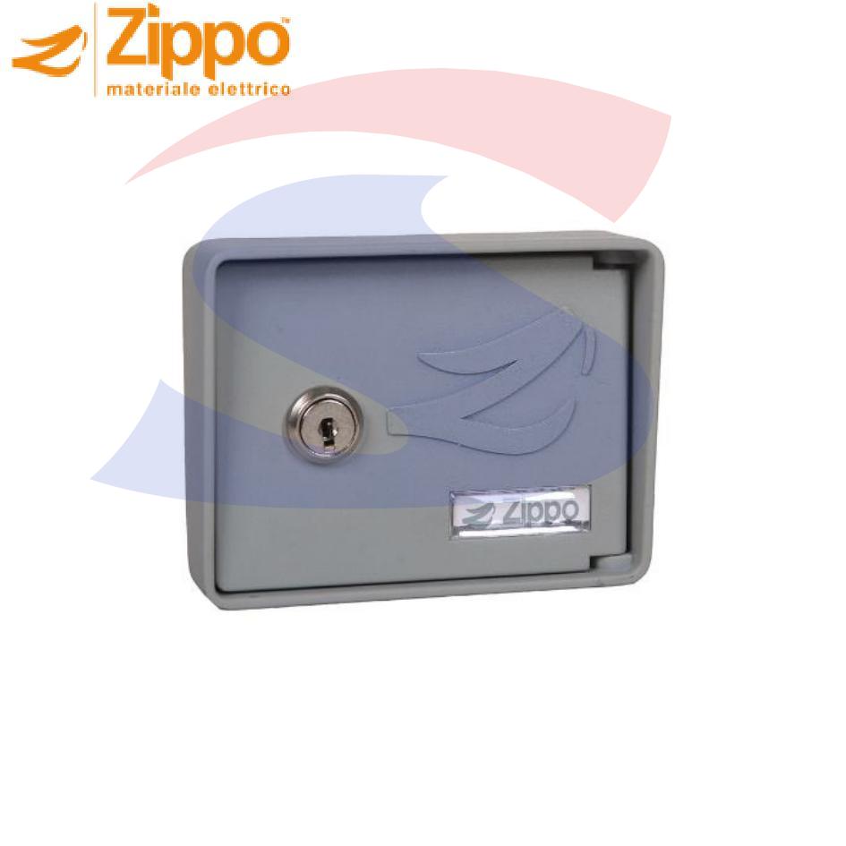 Scatola porta apparecchi con chiusino da incasso 2 posti - ZIPPO 2057/GC