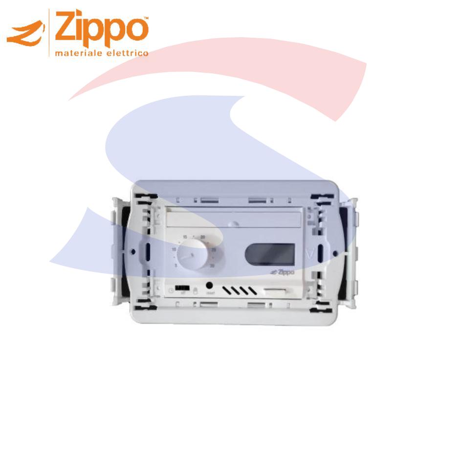 Cronotermostato elettrico da incasso, Bianco  - ZIPPO 1940