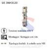 Base portafusibile 1P 160 A 690V per fusibili a coltello NH - SIEMENS 3NH3120