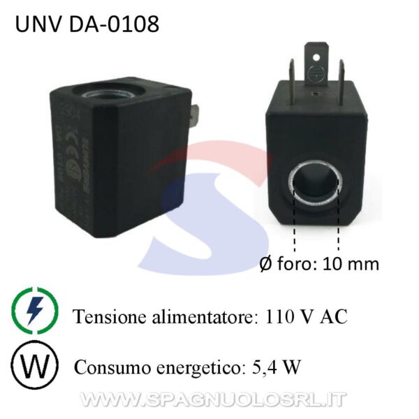 Bobina UNIVER DA-0106 Bobina Universale UNIVER DA-0106 Per Valvole Elettromagnetiche 413194 - Foto 3