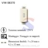 Portafusibile 1P 16 A 250 V serie 8000 - VIMAR 08370
