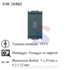 Portafusibile 1P 16 A 250 V serie Idea, Antracite - VIMAR 16460
