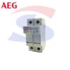Portafusibile sezionabile 2P 32 A 500V, 2 moduli - AEG SFH232