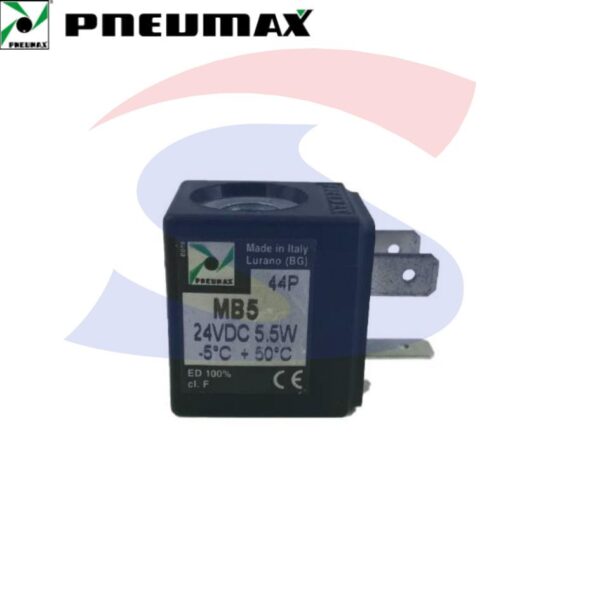 Bobina di ricambio per elettrovalvola 24 V DC 5,5 W - PNEUMAX MB5