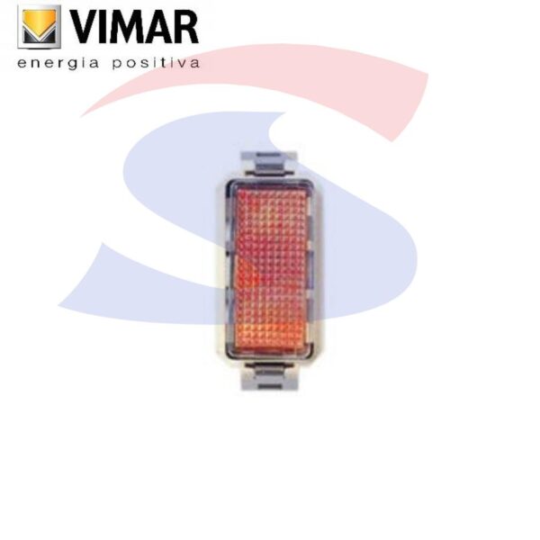 Portalampada con diffusore colore Rosso serie 8000 - VIMAR 08306