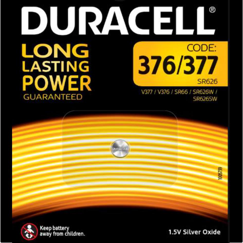 Batterie specialistiche 377 all'ossido di argento da 1,55 V - DURACELL 377