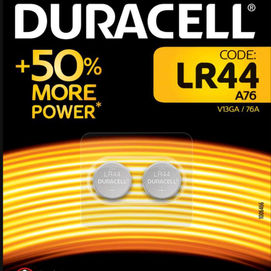Batterie specialistiche LR44 a bottone Alcaline da 1,5V - DURACELL LR44