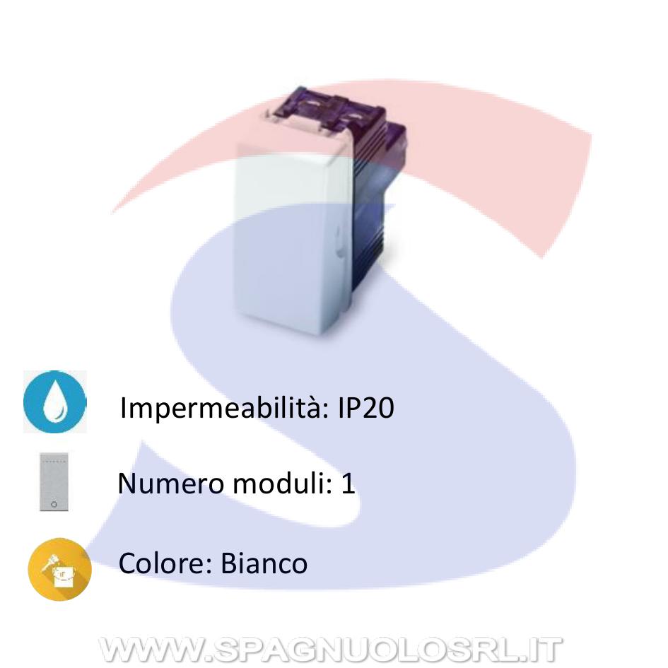 Deviatore serie "MIX" 1P 16 A, 250 V Bianco - MASTER 21003