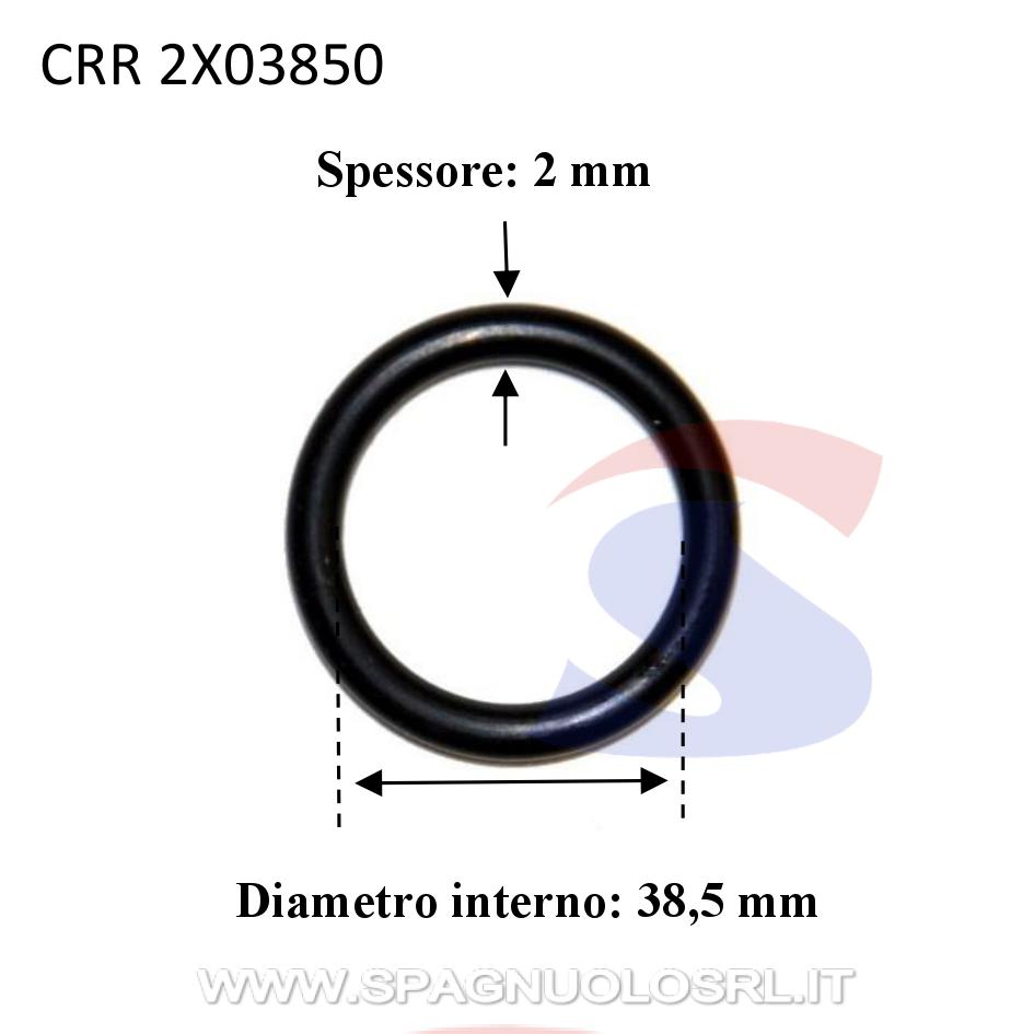O-ring in gomma nitrilica con Ø 38,5 mm e spessore 2 mm - CORAR 2X03850