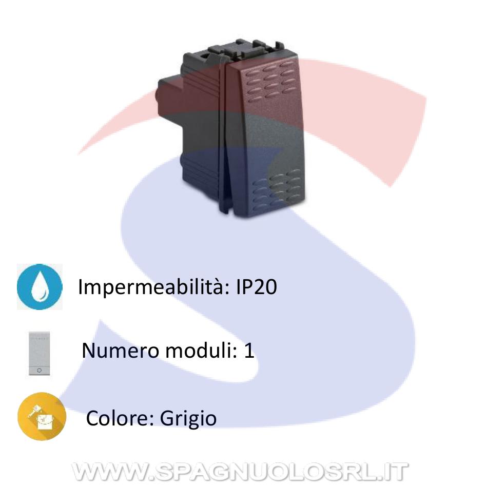 Deviatore serie "MODO" 1P 16 A, 250 V Grigio - MASTER 31003