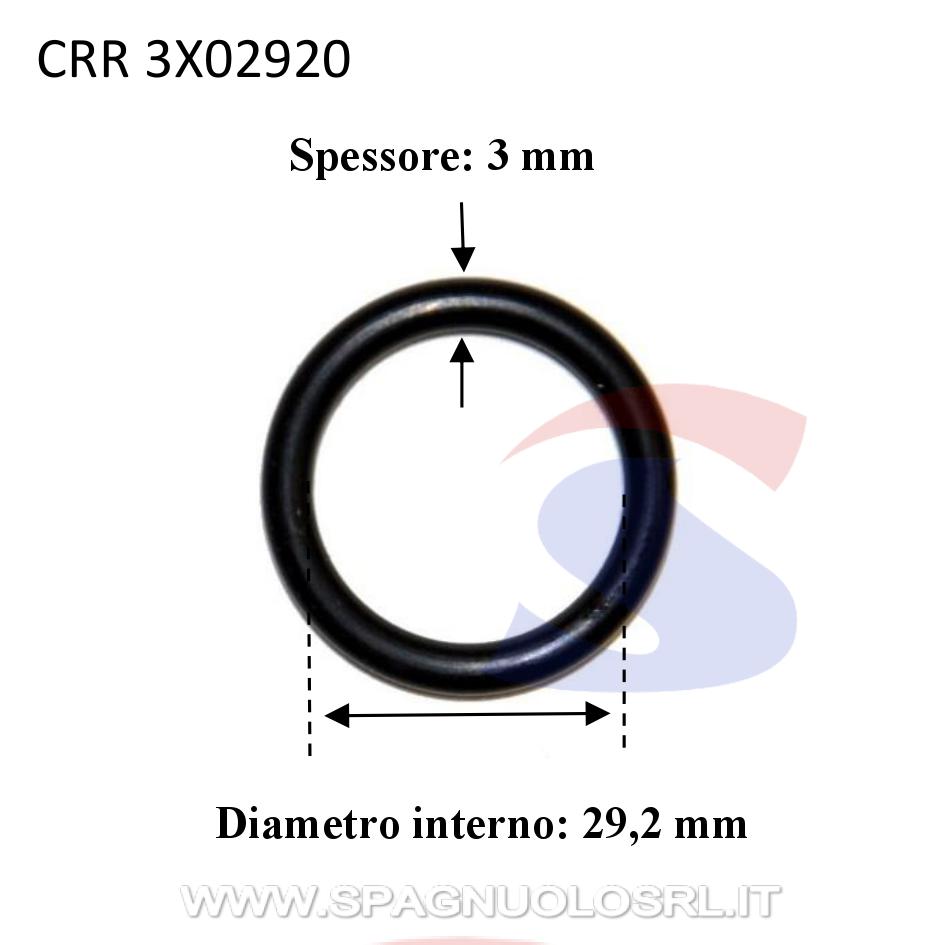O-ring in gomma nitrilica con Ø 29,2 mm e spessore 3 mm - CORAR 3X02920
