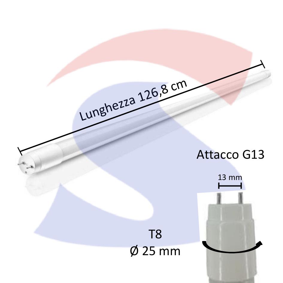 Tubo LED G13 18W 4000K 1268 mm - BEGHELLI 56232