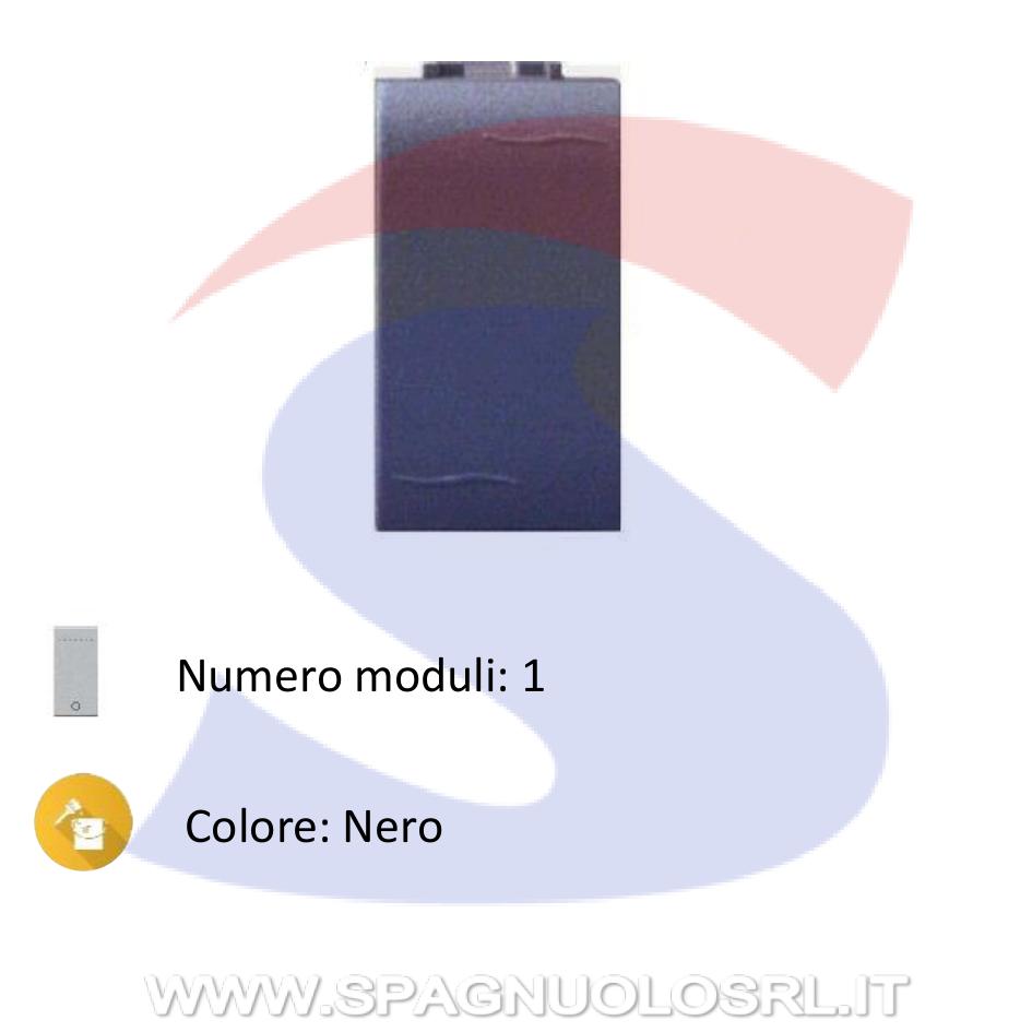 Invertitore serie "ONDA" 10 A, 250 V Nero - MARLANVIL 7703.7