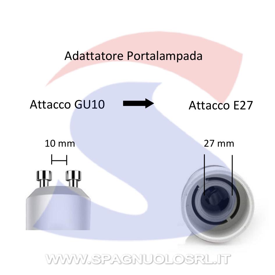 Convertitore portalampada E27-GU10 - MAU 95968