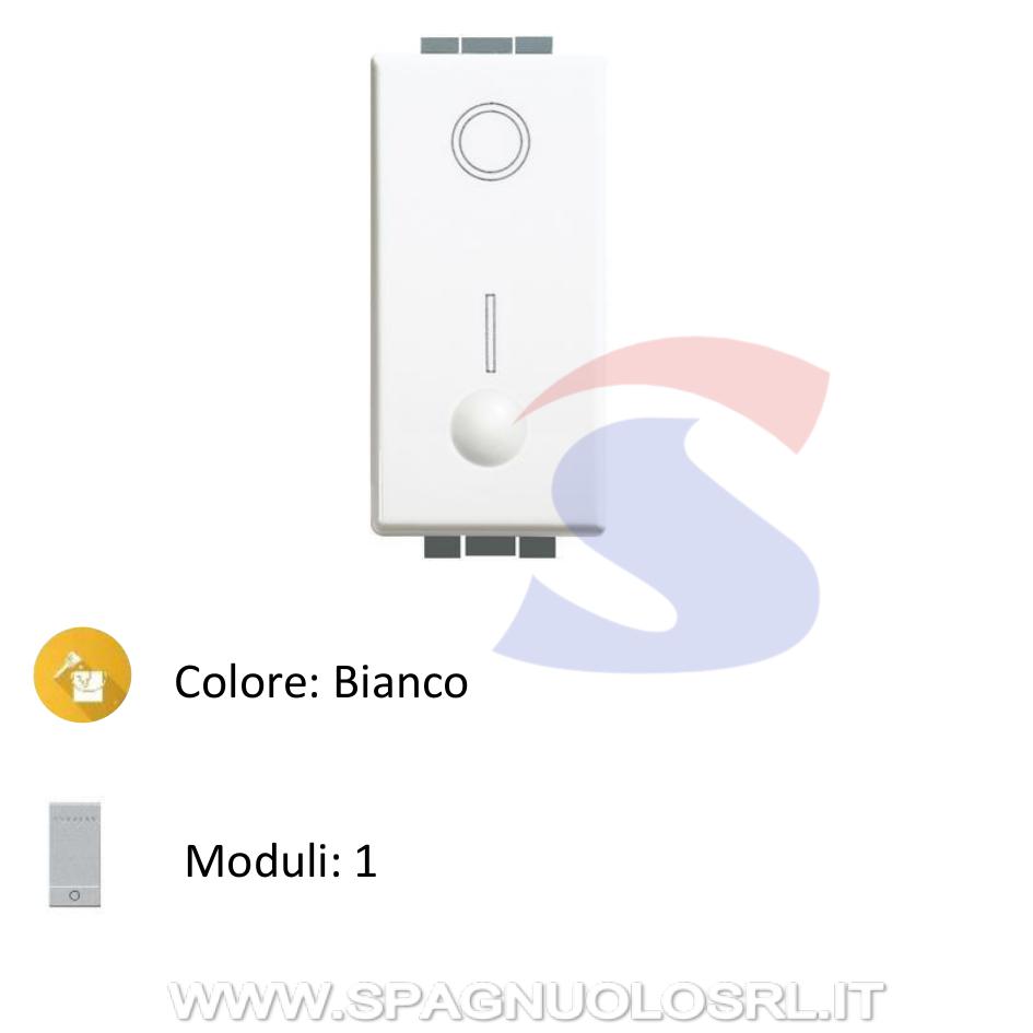 Interruttore serie "LUNA" 2P 16 A, 250 V Bianco - BTICINO C4002L