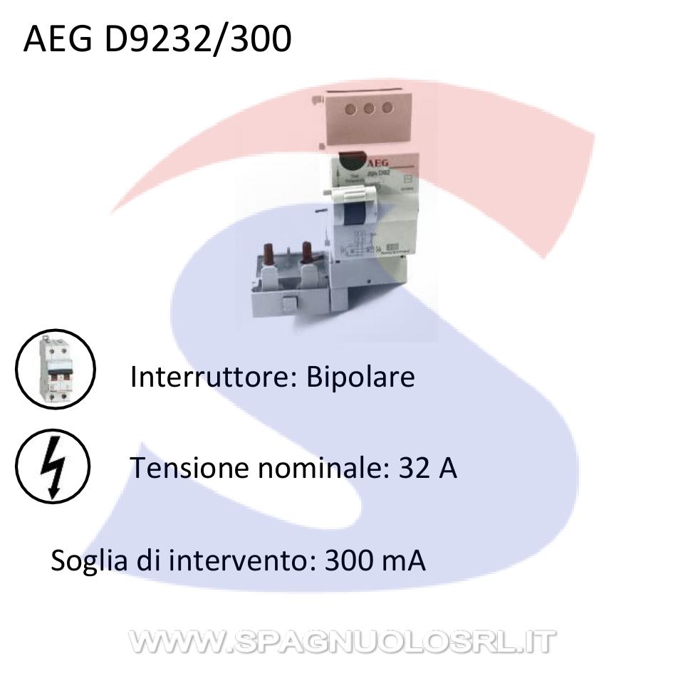 Blocco differenziale aggiuntivo 32 A serie D9 - AEG D9232/300