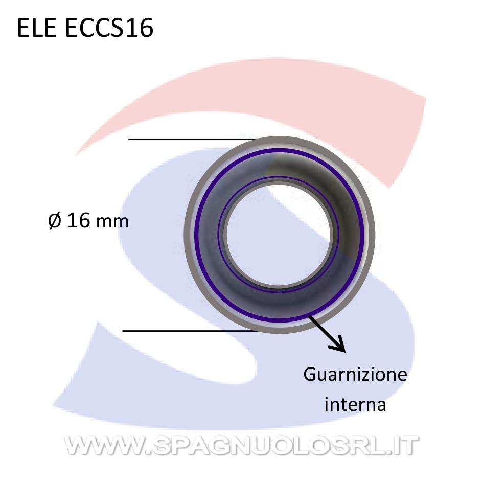 Curva a raggio stretto RK IP65 Ø 16MM Grigio RAL7035 - ELETTROCANALI ECCS16