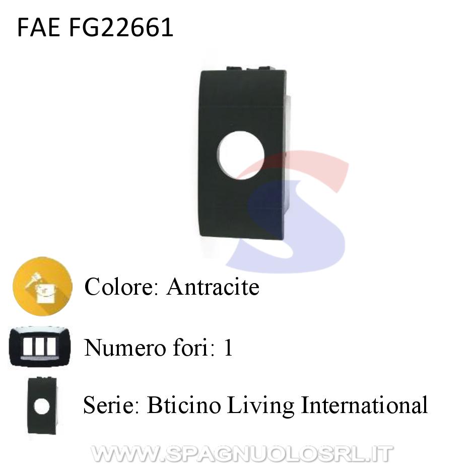 Adattatore 1 foro presa TV per serie Living International - FAEG 22661