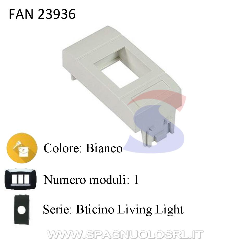 Adattatore presa dati RJ45 serie Bticino Living Light - FANTON 23936