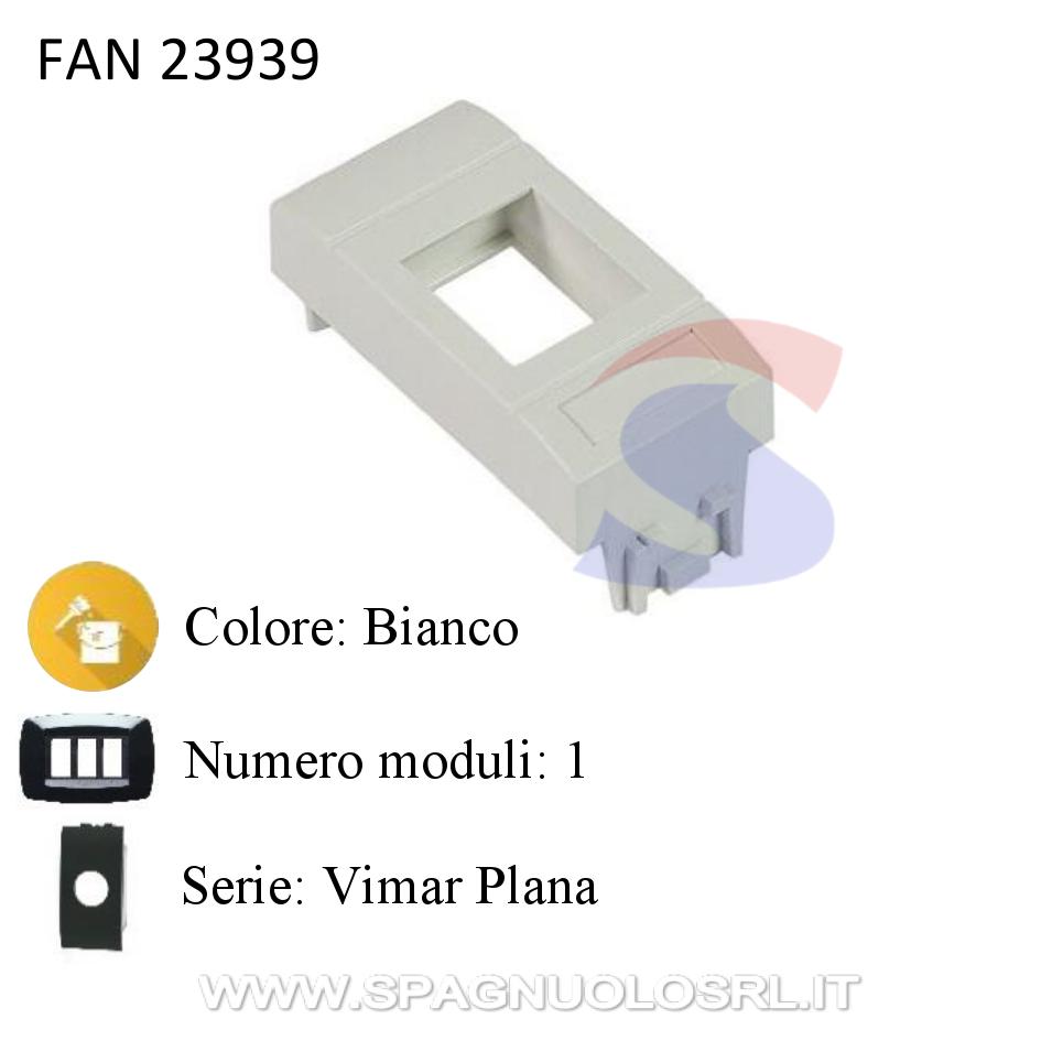 Adattatore presa dati RJ45 serie Vimar Plana - FANTON 23939