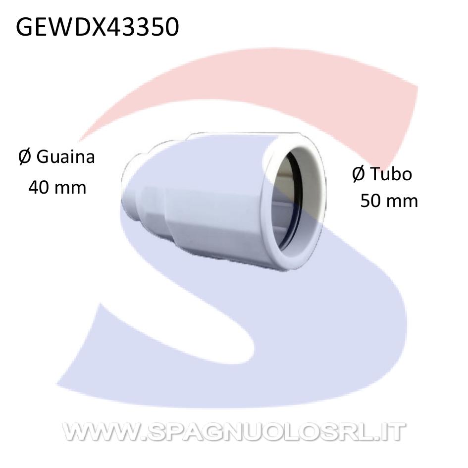 Raccordo Tubo-Guaina IP65 Ø 50-40 mm Grigio RAL7035 - GEWISS DX43350
