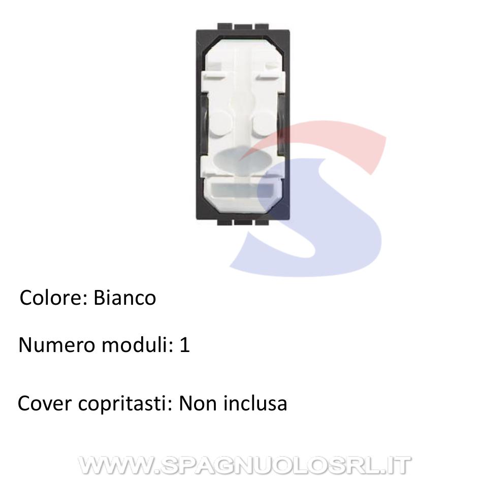 Interruttore serie "LIVING LIGHT" 1P 16 A, 250 V senza tasto - BTICINO L4001/0