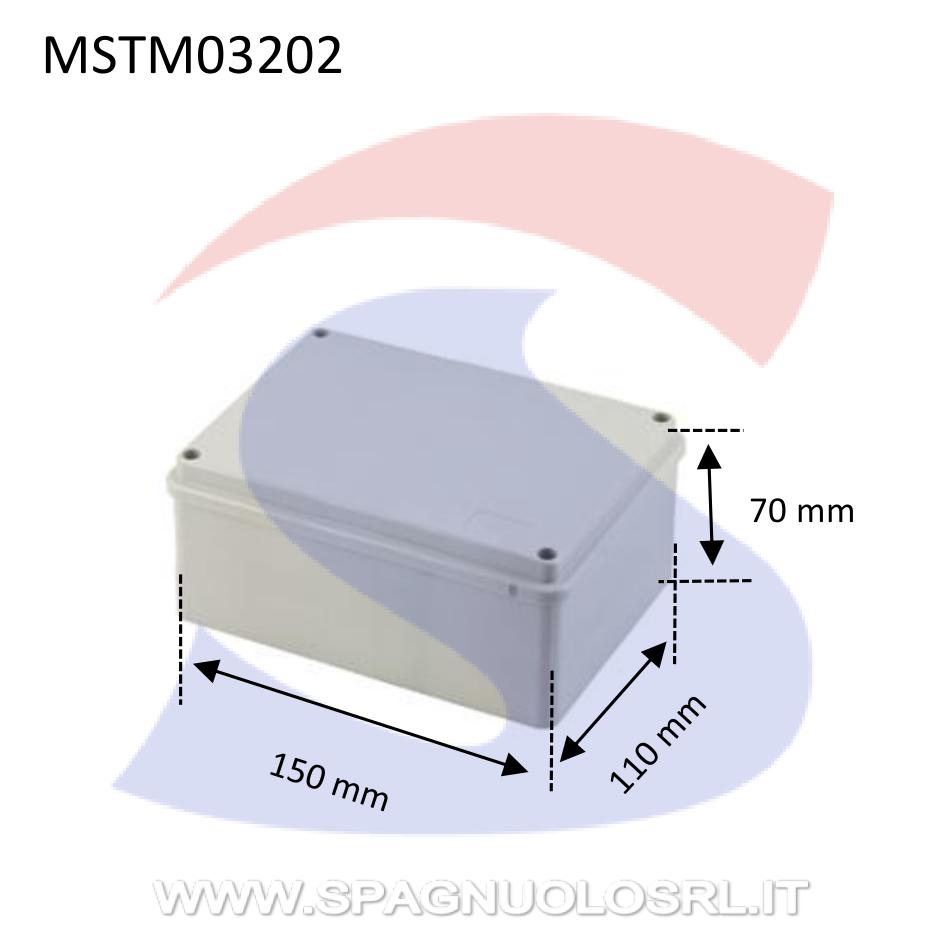 Cassetta di derivazione stagna 150x110x70 mm - MASTER M03202