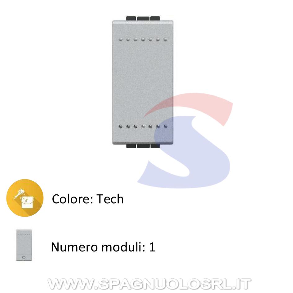 Interruttore serie "LIVING LIGHT" 1P 16 A, 250 V Tech - BTICINO NT4001A