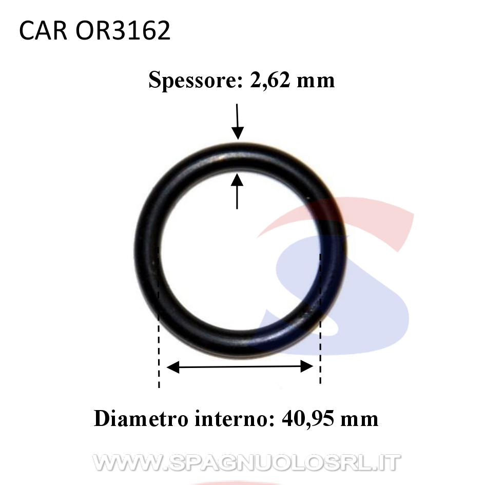 O-ring in gomma nitrilica con Ø 40,95 mm e spessore 2,62 mm - CAR OR3162