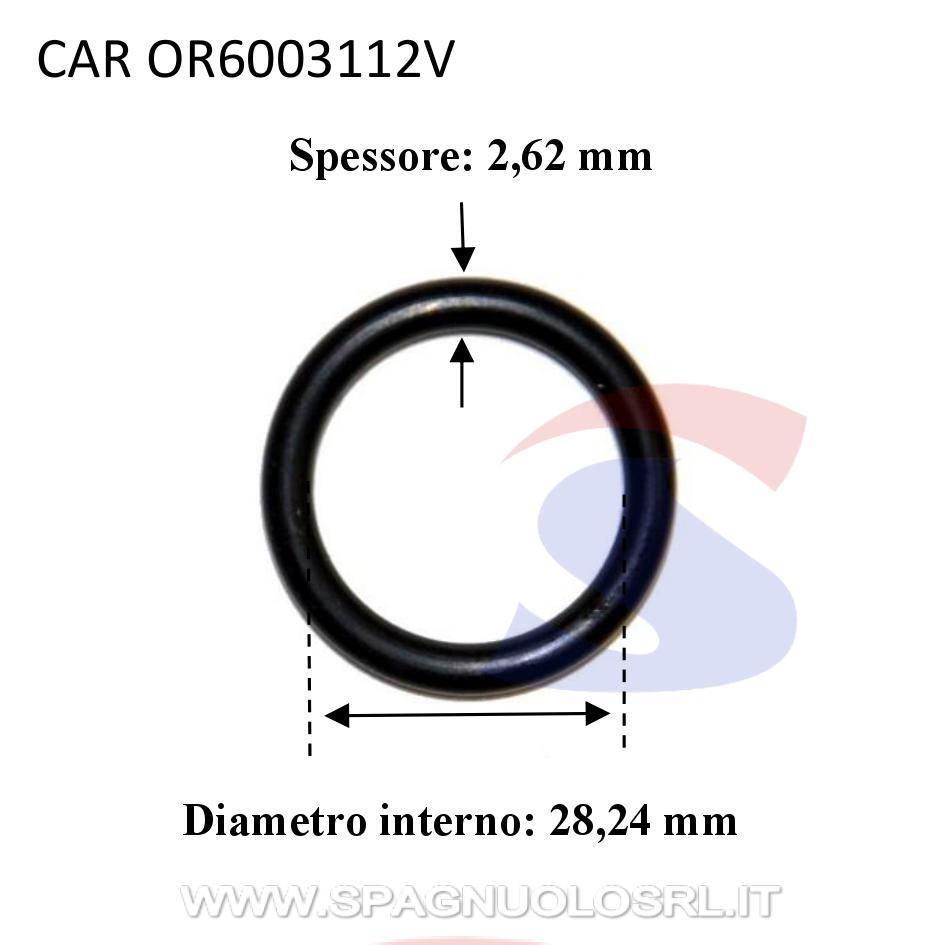 O-ring in Viton con Ø 28,24 mm e spessore 2,62 mm - CAR OR6003112V