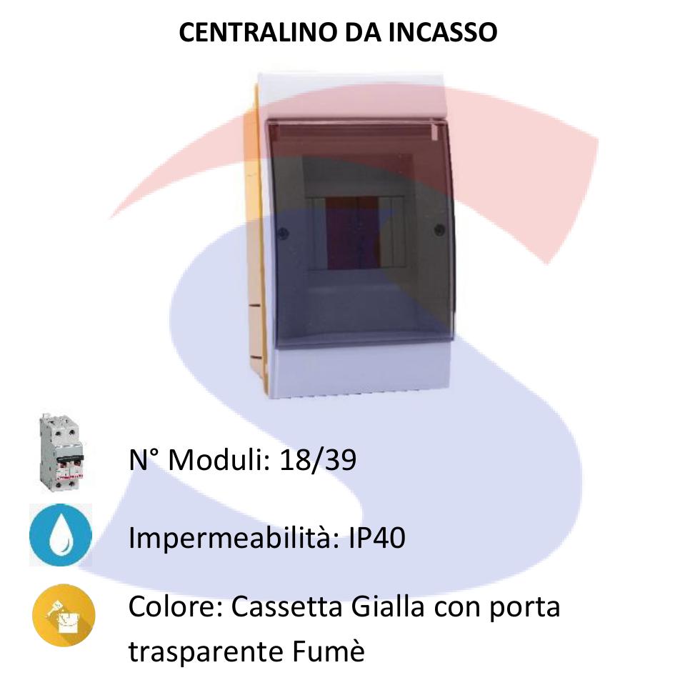 Centralino modulare da incasso 315x525x24 18/39 moduli - MARLANVIL 970.36.B