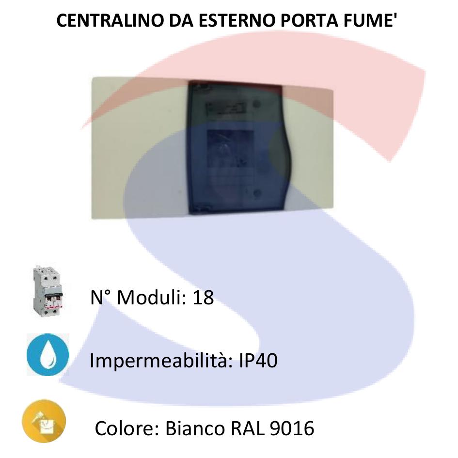 Centralino modulare da esterno 364x222x100 mm 18 moduli - AEG SGH-P18