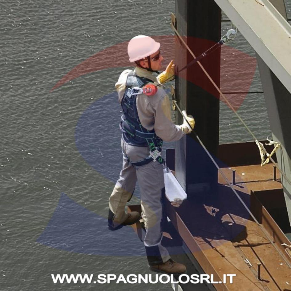 Dispositivo anti-caduta per imbracatura con cavo 10 Mt. - MAU 96796