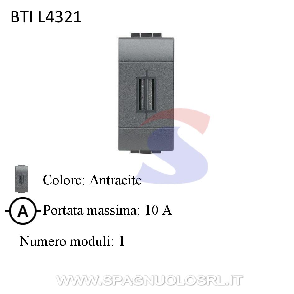 Portafusibile 10 A 250 V serie LivingLight - BTICINO L4321