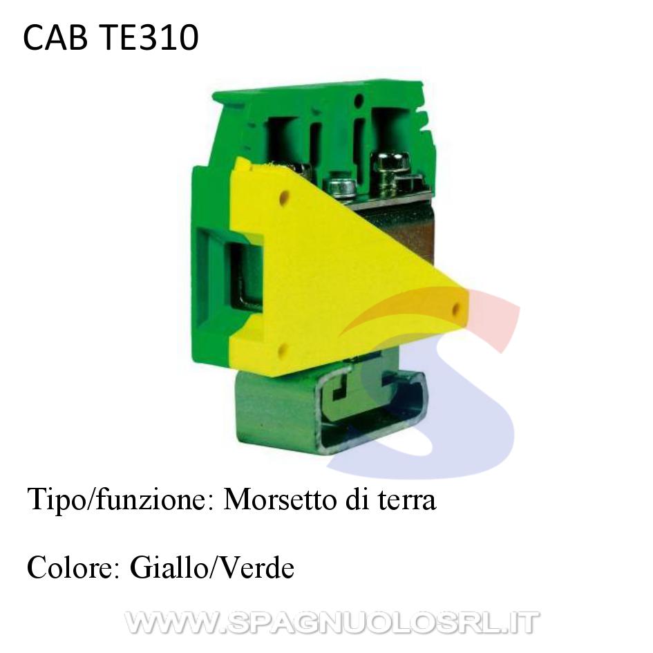 Morsetto modulare di terra 150 A sezione cavi 50 mm² - CABUR TE310