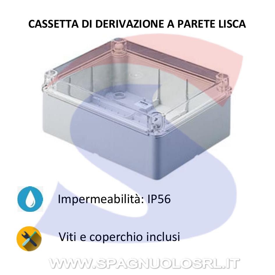 Cassetta di derivazione stagna 190 x 140 x 70 mm - FAEG 13526